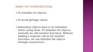 2nd PUC - COMPUTER SCIENCE - CONSTRUCTOR AND DESTRUCTOR - PART - 1