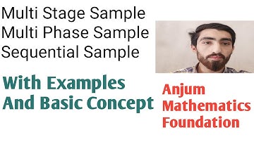 Multi Stage Sample || Multi phase Sample || Sequential Sample||