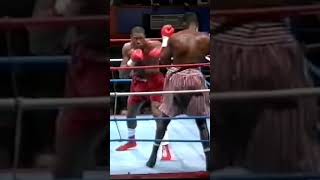 Frank Bruno with a vicious right hand that knocks out Jose Ribalta #knockout #boxing #boxers