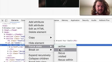 CSS Tip - Using Force State to Work on :hover Styles In Browser