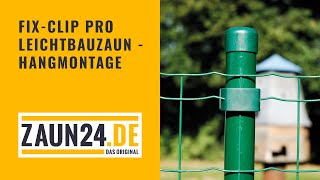 Fix-Clip Pro Leichtbauzaun - Montage Am Hang - Montagevideo Gah Alberts