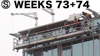 Construction time-lapses with closeups (compilation): Weeks 73+74 of the Ⓢ-series: The fin!