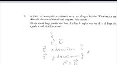 Q10 of 100   direction of travel is electric field cross magnetic field
