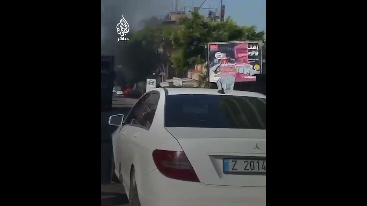 الجيش الإسرائيلي يستهدف سيارة على طريق الكحالة قضاء عاريا في محافظة جبل لبنان