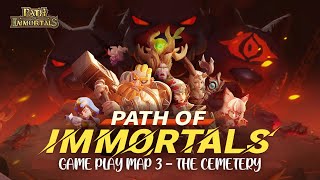 Path Of Immortals : Map 3 - The Cemetery | Full Game Play Walkthrough In 5 Minutes screenshot 5