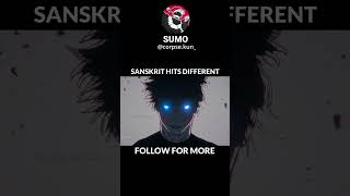 Domain Expansion In Sanskrit