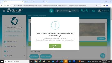 System Setting for NEW semester Classera | Classlight System