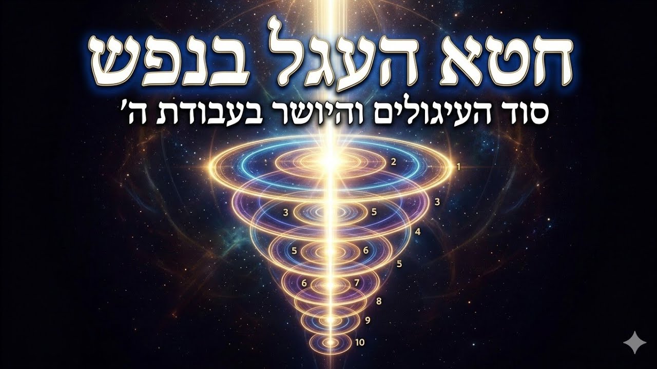 מהם שתי מערכות ההפעלה של הנפש שלך?? סוד העיגולים והיושר בעבודת ה' | שיעור לפרשת כי תשא | הרב יהודה
