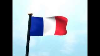 France Drapeau 3D Fond D'Écran Animé screenshot 5