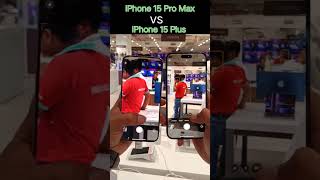 iPhone 15 Pro Max vs 15 Plus Camera Comparison| #iphone15pro