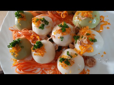 Video Cách làm BÁNH ÍT TRẦN nhân tôm thịt đậu xanh tại nhà ,... - youtube