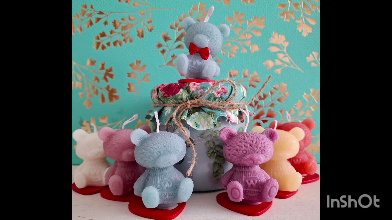 Velas aromáticas artesanales de soja y gel. 