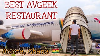 World's Coolest AvGeek Restaurant ? Ex Ghana Airways DC10 | La Tante DC10 | Accra Kotoka Airport
