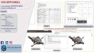 Session 0.1.1 | How to Customize SOLIDOWRKS User Interface |SOLIDWORKS Advanced Settings & Shortcuts