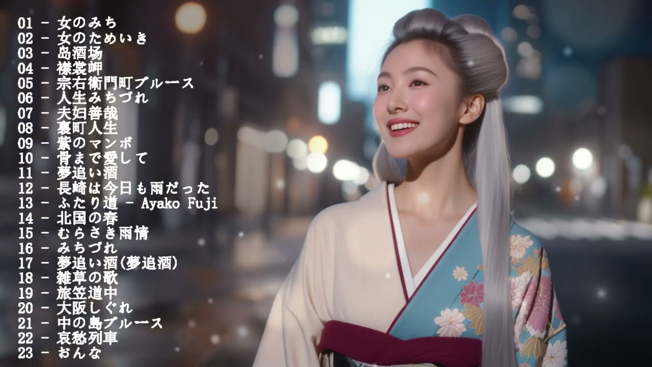 日本演歌 の名曲 メドレー🔊 古き良き演歌が奏でる、心の奥の懐かしい恋🙏Enka's musical memories