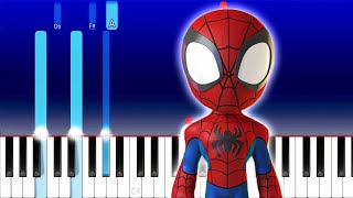 Spin, Spin, Spin - Marvel's Spidey And His Amazing Friends (Piano Tutorial)