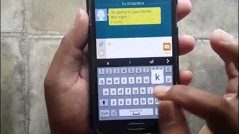 Samsung Galaxy S5 : How to forward Text Message (Android Phone)