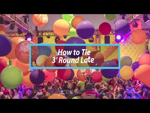 How To Tie a 3 Foot Round Latex Balloon