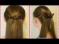 Faux French Braids and Braided Bow, Cross Bow Hairstyle Tutorial