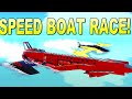 Racing Speed Boats Around Race Island! - Trailmakers Multiplayer