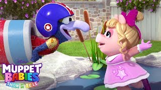 Piggy and Gonzo's Show and Tell | Muppet Babies | Disney Junior