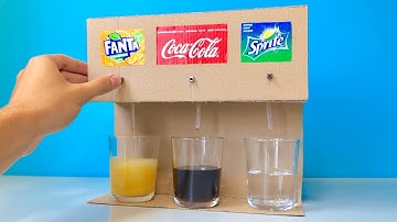 How to Make Coca Cola Fanta Sprite Dispenser | Soda Fountain Machine
