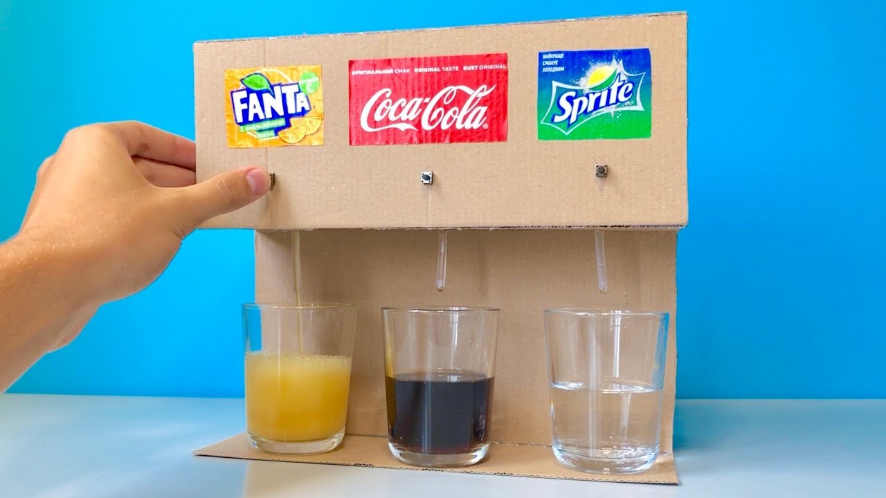 How to Make Coca Cola Fanta Sprite Dispenser Soda Fountain Machine