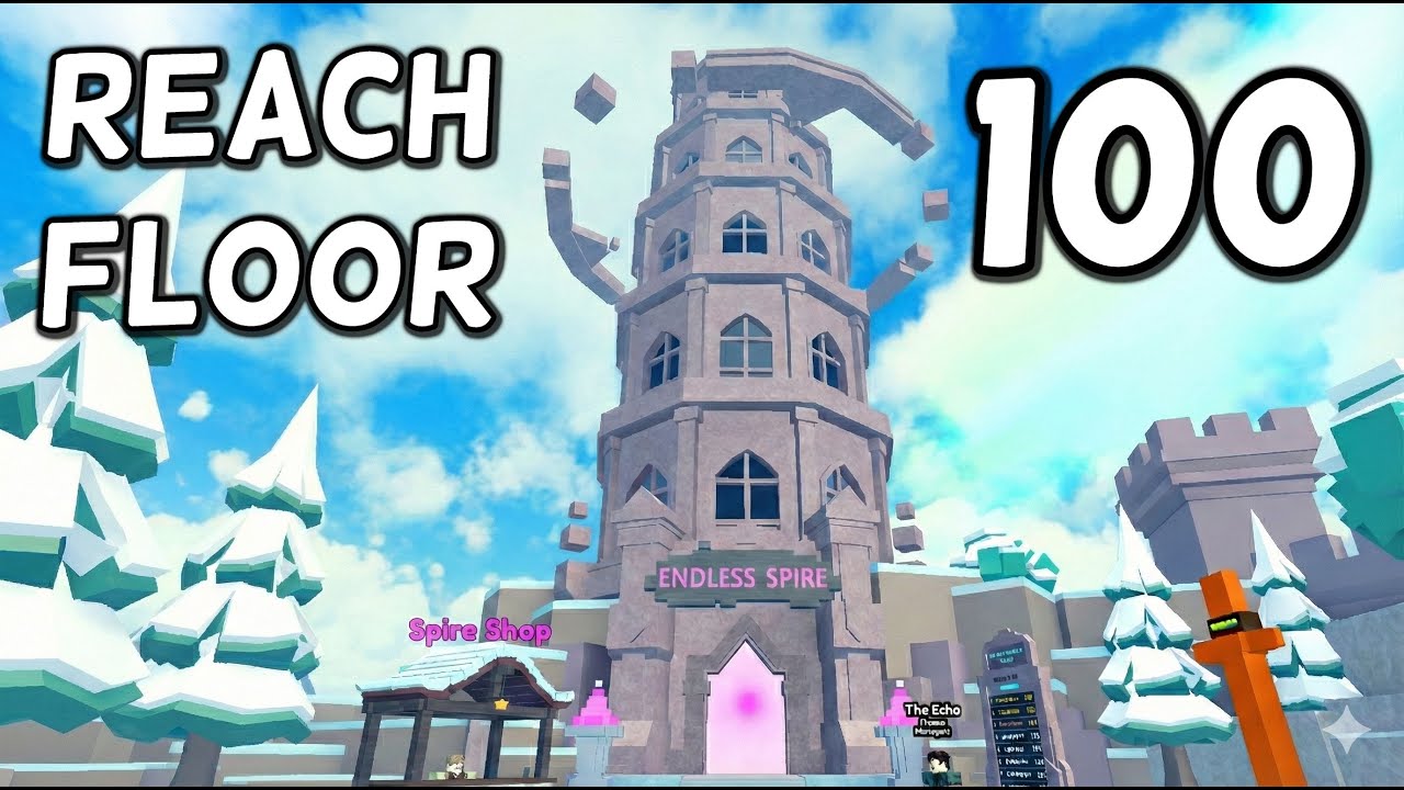 Как добраться до 100-го этажа в Башне Шпиля | Руководство по поимке монстра в Roblox
