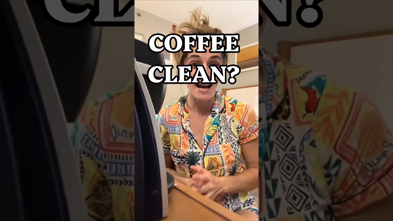 COFFEE CLEAN? #hack #coffee #diy #danregancomedy