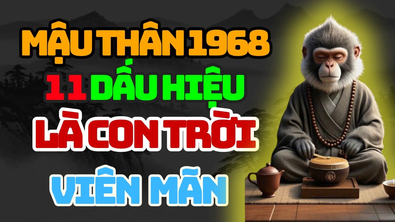 MẬU THÂN 1968: 11 Dấu Hiệu 'ĐỘC NHẤT' Chứng Tỏ Là Con Phật, Hậu Vận GIÀU SANG, Viên Mãn