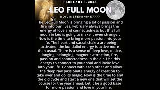 Full Moon if Fire Sign of Leo 🦁 Passion and Power of the Lion Nation 🦁