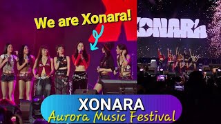 XONARA INTRODUCE THEMSELVES AT AURORA MUSIC FESTIVAL