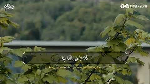 Surah Al Qiyamah تلاوة ممتعة بصوت جميل لسورة القيامة بصوت القارئ عمر ضياء