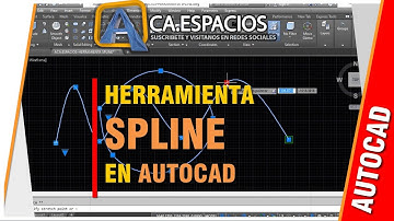 COMO UTILIZR LA HERRAMIENTA SPLINE EN AUTOCAD