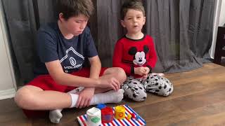 Video Modeling: Asking "What is under the (color cup)?"
