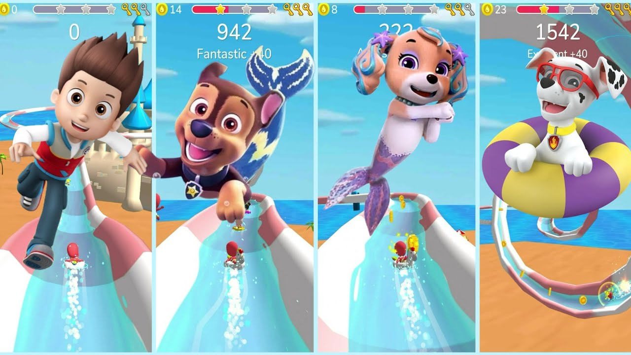 paw-patrol-in-waterpark-ryder-chase-coral-marshall-episode-108