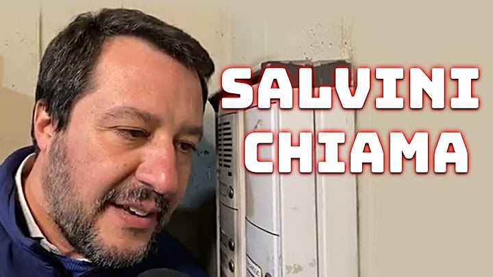 SALVINI AL CITOFONO ... CHIAMA 📞