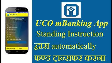 How to set Standing Instructions for RD account ( Recurring Deposit ) through UCO mBanking app