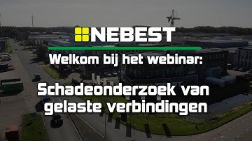Nebest-webinar: Schadeonderzoek van gelaste verbindingen