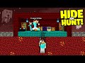 this Minecraft NETHER Base is ABSOLUTE GENIUS! (Hide or Hunt #5)
