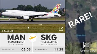 Gowair A320-214 On BY2118 Departing Manchester Airport For Thessaloniki/Flightradar24. screenshot 5