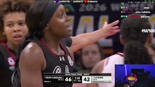 JuJuReacts To #1 Soutch Carolina vs #1 UCONN | Full Game Highlights | NCAAW MARCH MADNESS | FINAL 4