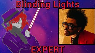 BeatSaber: Blinding Lights (Expert) FIRST ATTEMPT