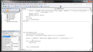 Excel 2010 VBA Tutorial 76   ADODB   SQL DELETE