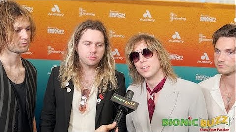 The Struts Backstage Interview at Audacy Beach Festival