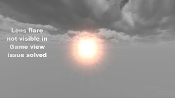 Solved Lens flare not visible in camera or game issue in unity| Flare layer in unity