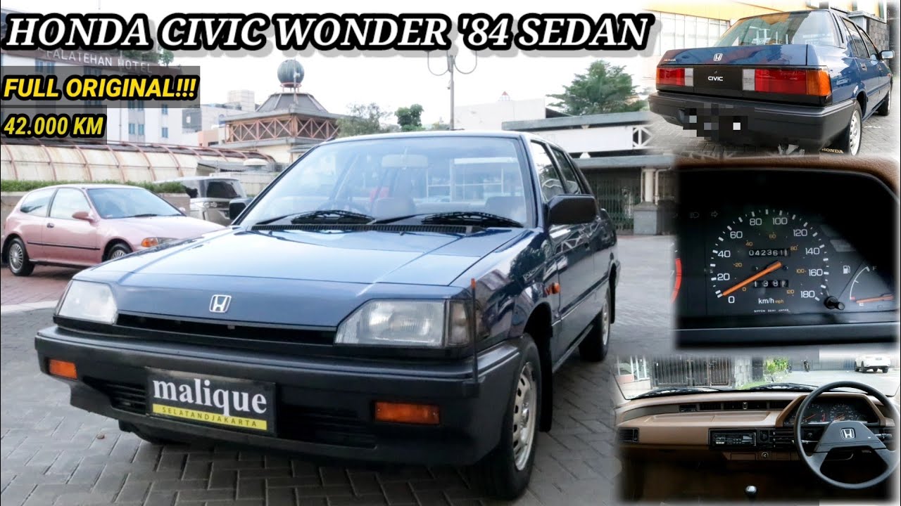 JALAN JALAN | HONDA CIVIC WONDER SEDAN LOW KM 42 RIBU TAHUN 1984 | FULL ORIGINAL