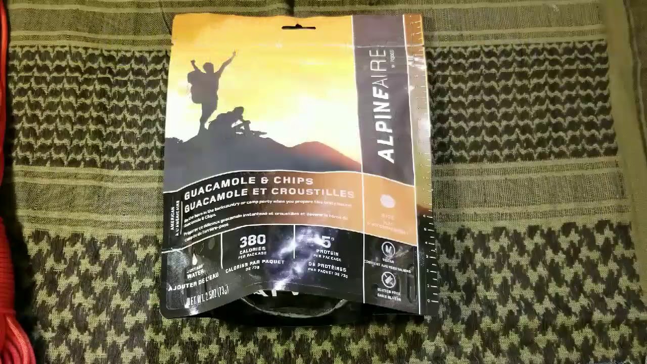 AlpineAire Guacamole and Chips