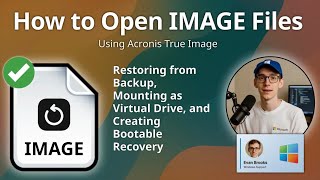 How to Open IMAGE Files (Acronis True Image)
