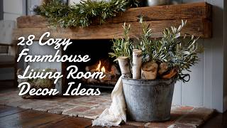 🏡 28 Cozy Farmhouse Living Room Decor Ideas You'll Want to Copy